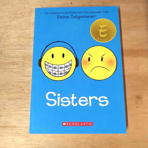 SISTERS by Raina Telgemeier – Award-Winning Graphic Novel (Paperback) - Picture 1 of 5